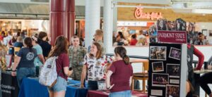 'Maroon and White' campus visitation day at Fairmont State on April 18